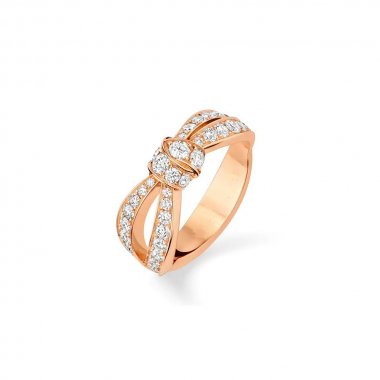 GlowLIENS PINK GOLD DIAMOND RING