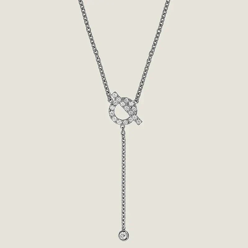 GlowFINESSE SILVER DIAMOND NECKLACE