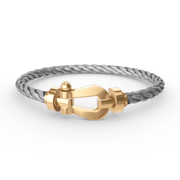 GlowFORCE LARGE HORSESHOE NO DIAMOND BRACELET GOLD