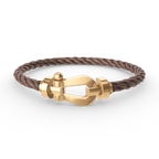 GlowFORCE LARGE HORSESHOE NO DIAMOND BRACELET GOLD