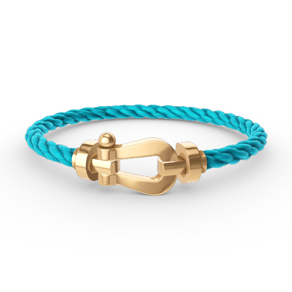 GlowFORCE LARGE HORSESHOE NO DIAMOND BRACELET GOLD