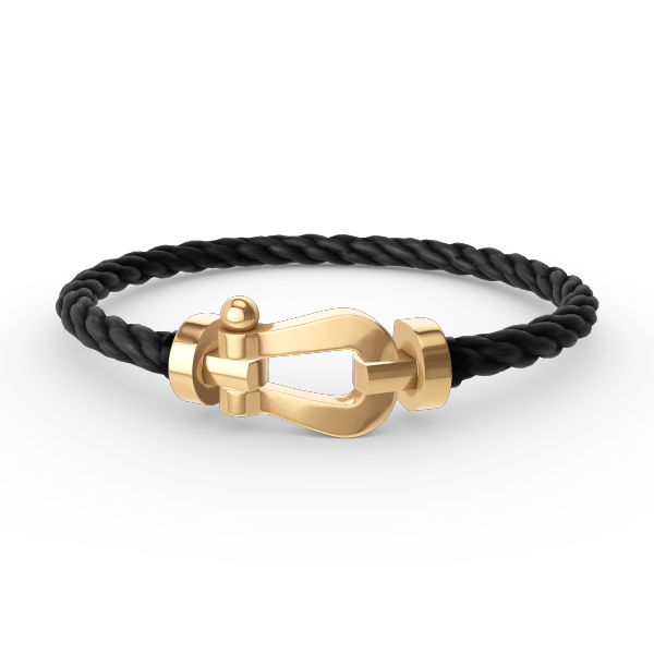 GlowFORCE LARGE HORSESHOE NO DIAMOND BRACELET GOLD