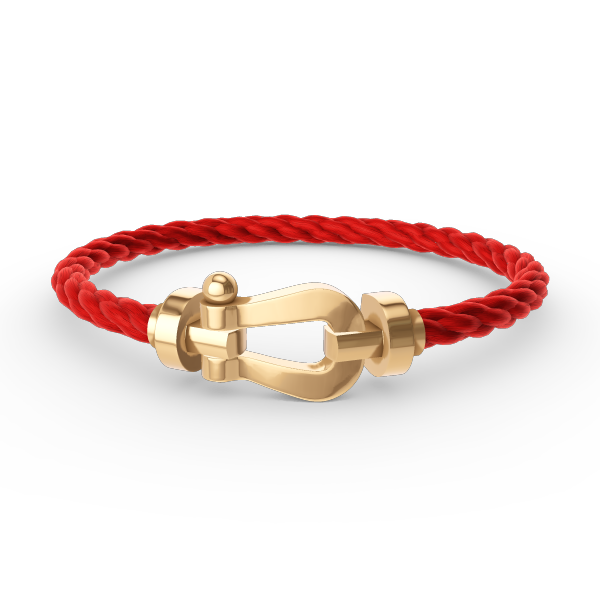 GlowFORCE LARGE HORSESHOE NO DIAMOND BRACELET GOLD