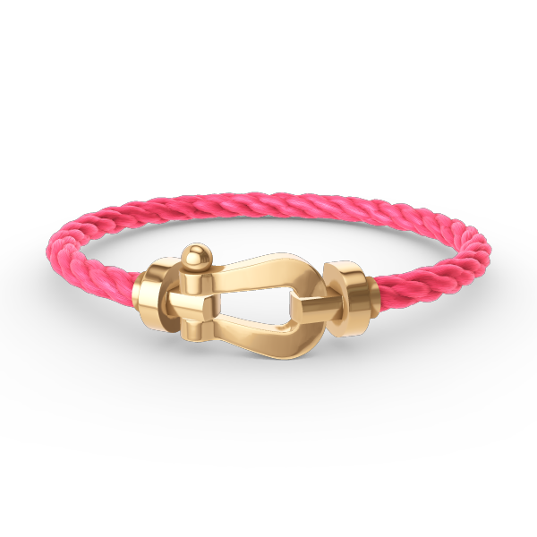 GlowFORCE LARGE HORSESHOE NO DIAMOND BRACELET GOLD