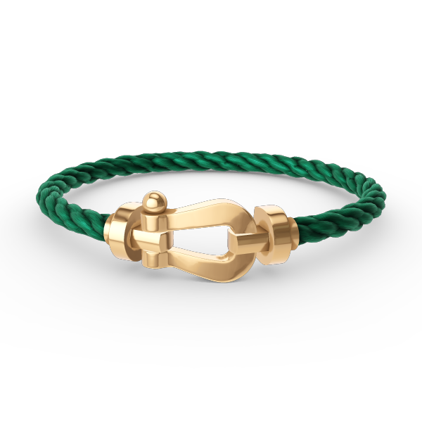 GlowFORCE LARGE HORSESHOE NO DIAMOND BRACELET GOLD