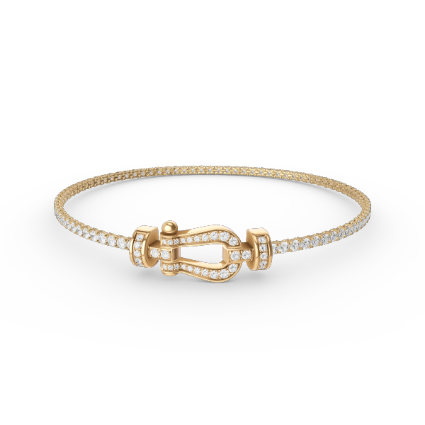GlowFORCE  HORSESHOE  DIAMOND TENNIS BRACELET