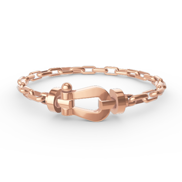 GlowFORCE LARGE HORSESHOE CLASP  METAL BRACELET
