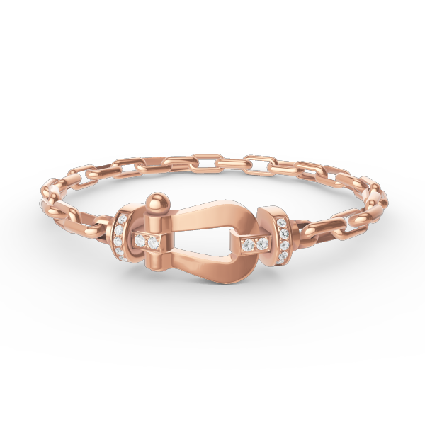GlowFORCE LARGE HORSESHOE CLASP  METAL BRACELET