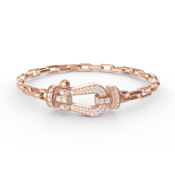 GlowFORCE LARGE HORSESHOE CLASP  METAL BRACELET