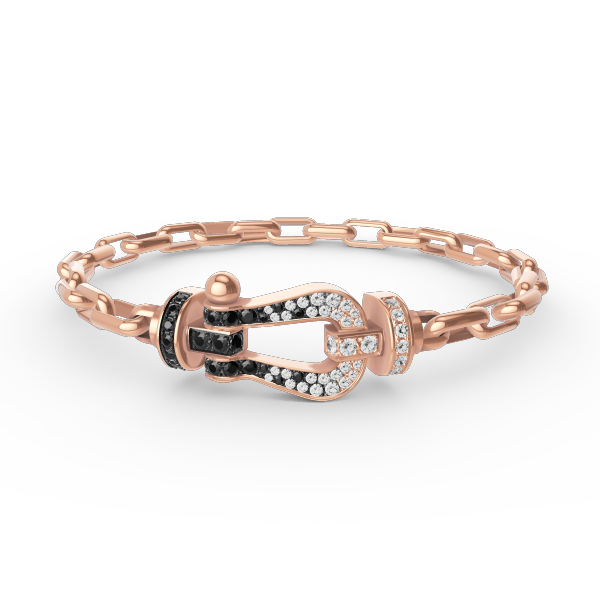 GlowFORCE LARGE HORSESHOE CLASP  METAL BRACELET