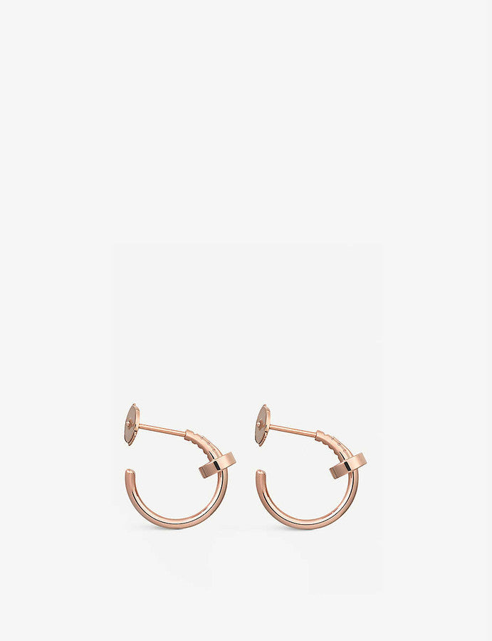 GlowJUSTE EARRINGS PINK GOLD
