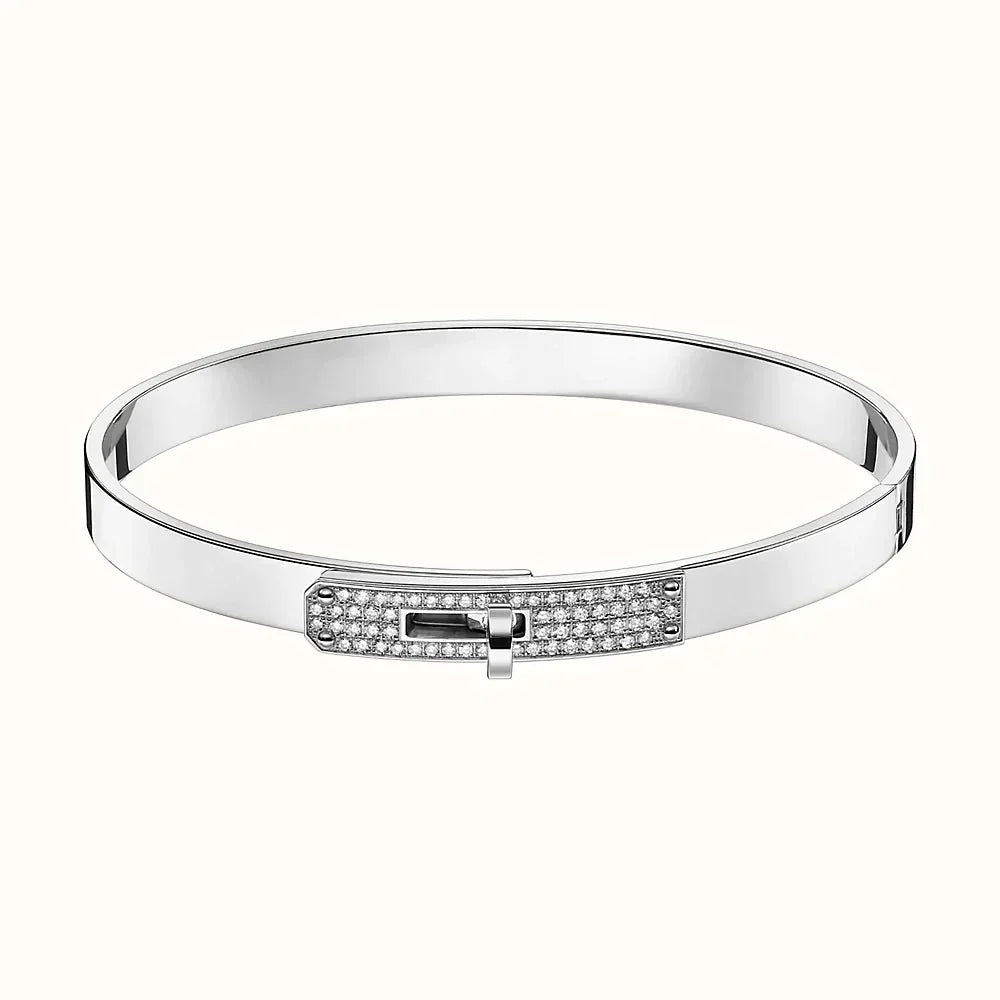GlowKELLY SILVER DIAMOND BRACELET
