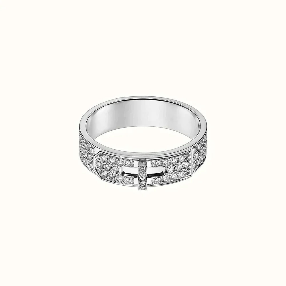 GlowKELLY SILVER DIAMOND RING