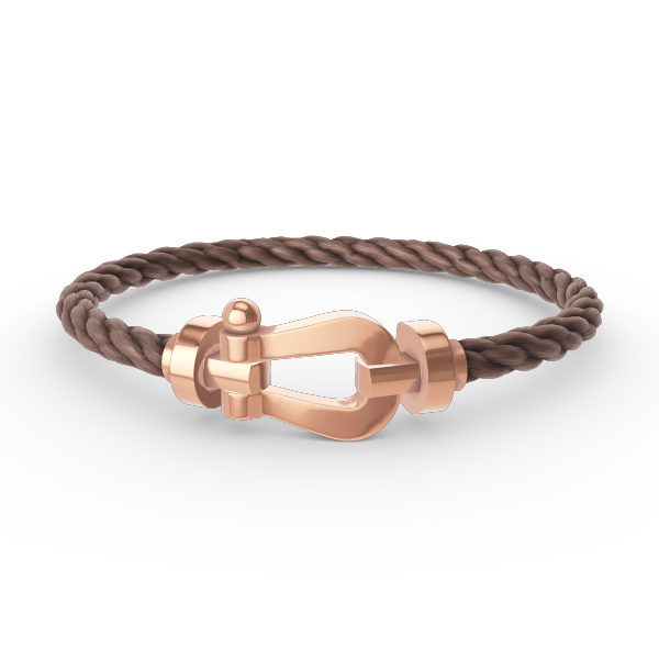 GlowFORCE LARGE HORSESHOE NO DIAMOND BRACELET ROSE GOLD