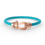 GlowFORCE LARGE HORSESHOE NO DIAMOND BRACELET ROSE GOLD