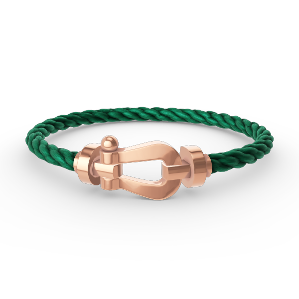 GlowFORCE LARGE HORSESHOE NO DIAMOND BRACELET ROSE GOLD