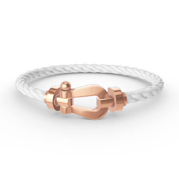 GlowFORCE LARGE HORSESHOE NO DIAMOND BRACELET ROSE GOLD
