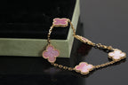 [Glow]CLOVER 5 PINK  FRITILLARY BRACELET