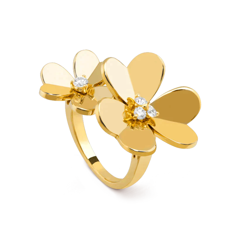 GlowCLOVER COMOS GOLD DIAMOND RING
