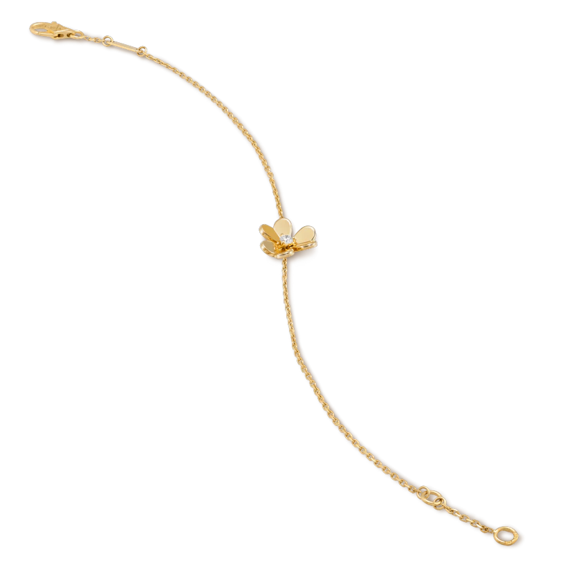 GlowFRIVOLE GOLD FLOWER BRACELET