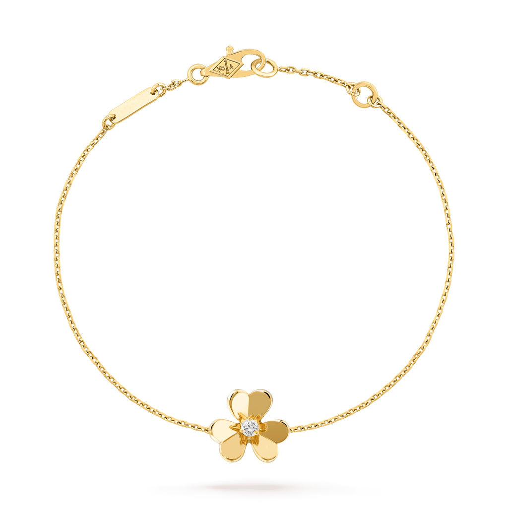 GlowFRIVOLE GOLD FLOWER BRACELET