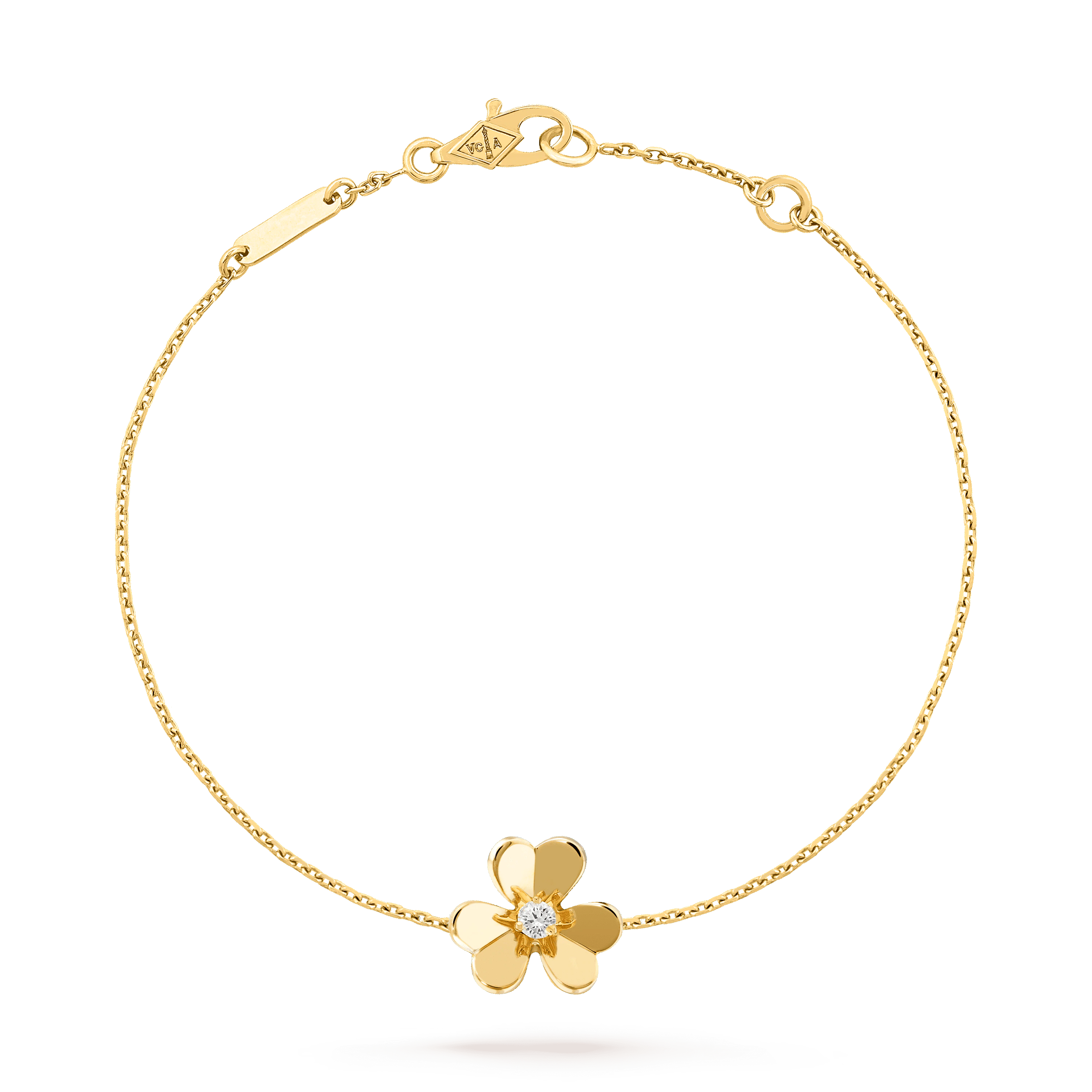 GlowFRIVOLE GOLD FLOWER BRACELET