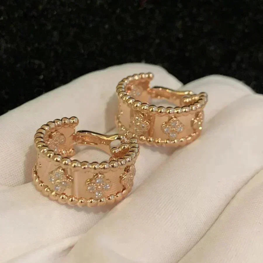 GlowPERLEE DIAMOND EARRINGS