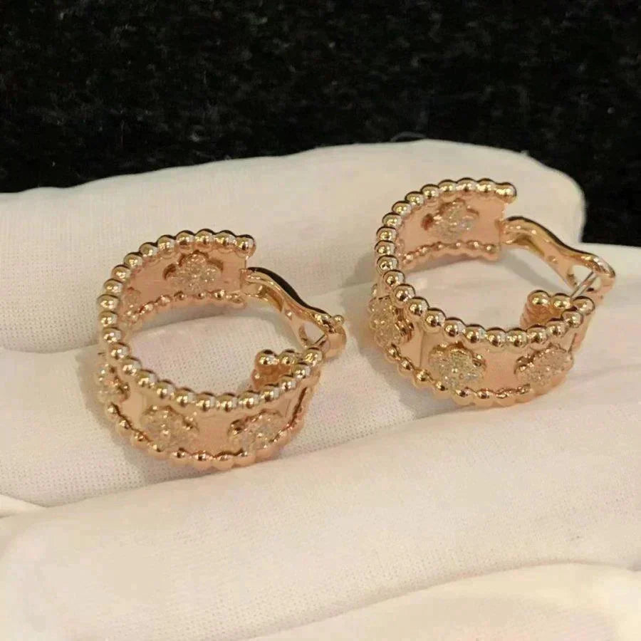 GlowPERLEE DIAMOND EARRINGS