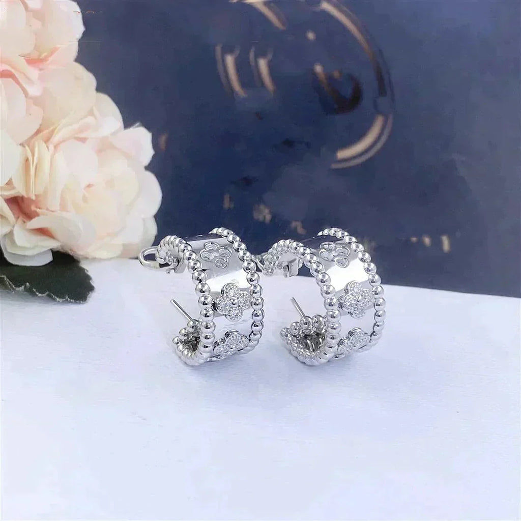 GlowPERLEE DIAMOND EARRINGS
