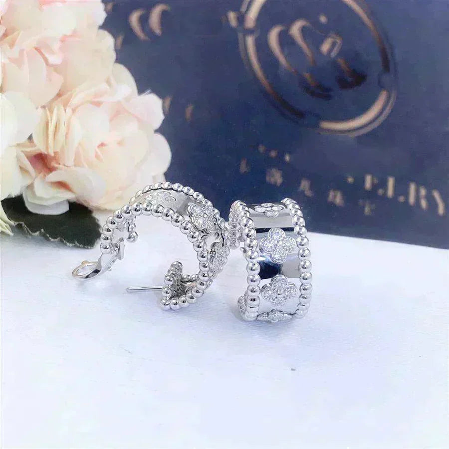 GlowPERLEE DIAMOND EARRINGS