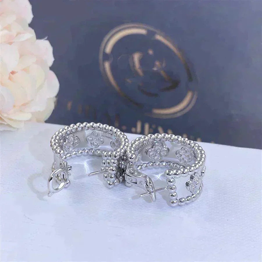 GlowPERLEE DIAMOND EARRINGS