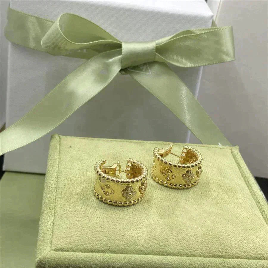 GlowPERLEE DIAMOND EARRINGS