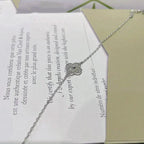 GlowCLOVER  SINGLE FLOWER BRACELET SILVER