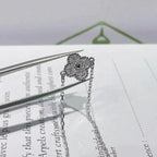 GlowCLOVER  SINGLE FLOWER BRACELET SILVER