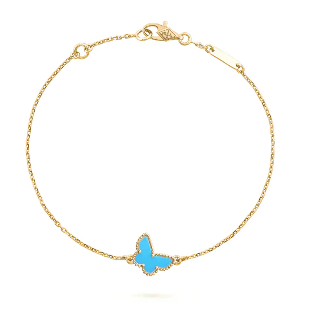 GlowBUTTERFLY TURQUOISE BUTTERFLY BRACELET