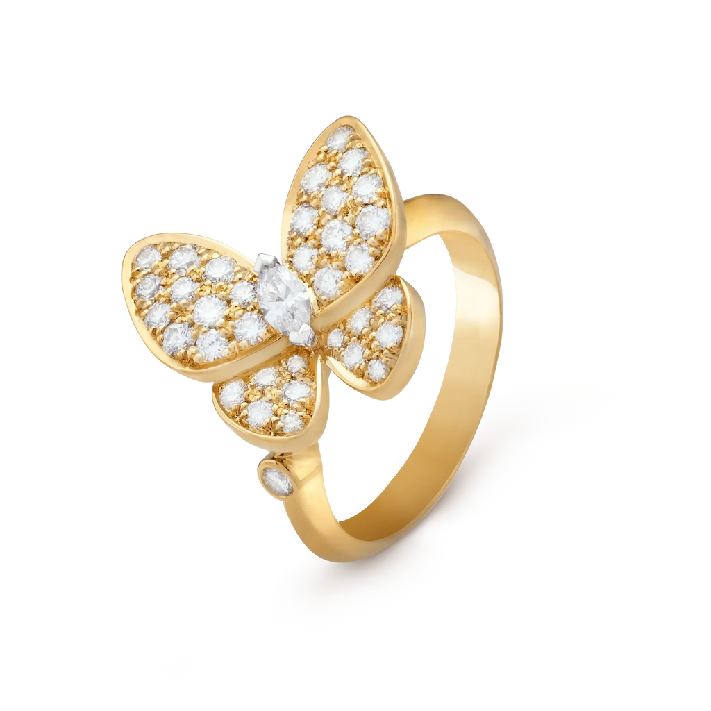 GlowBUTTERFLY DIAMOND RING