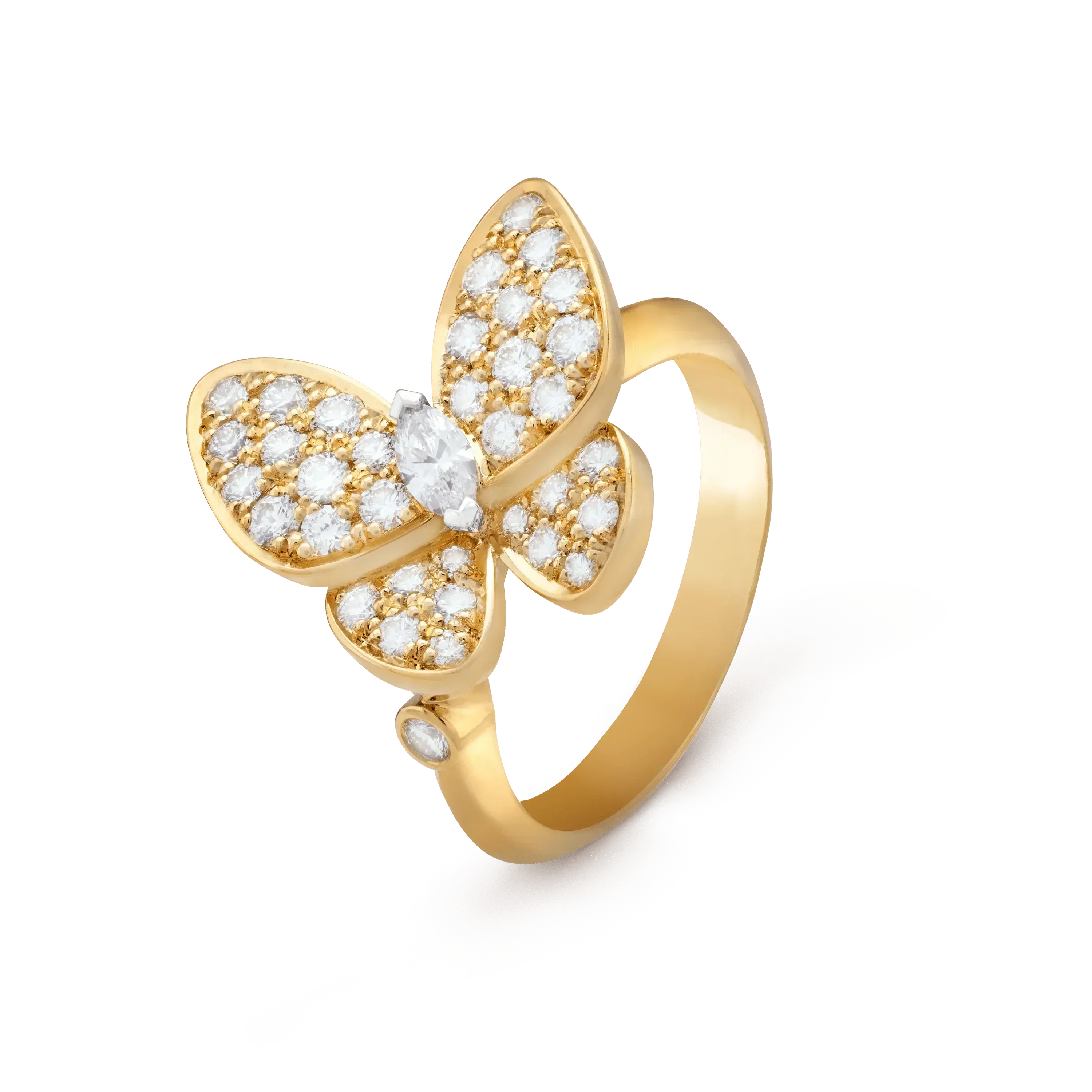 GlowBUTTERFLY DIAMOND RING