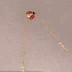 GlowLUCKY SPRING 1 MOTIF PINK GOLD BRACELET