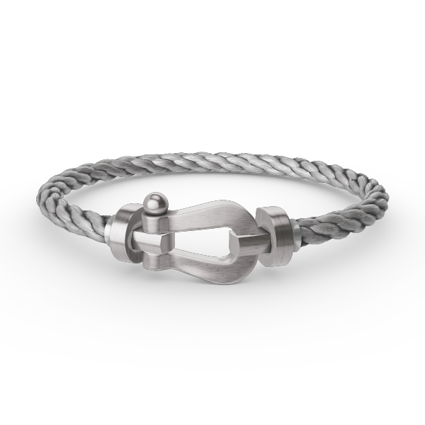 GlowFORCE LARGE HORSESHOE NO DIAMOND BRACELET SILVER