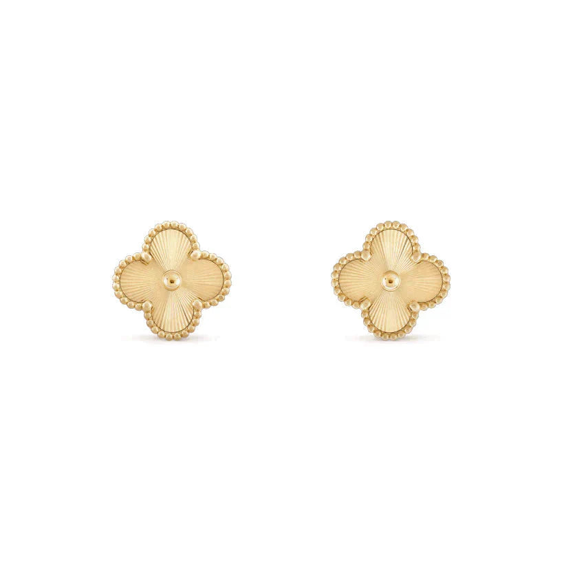 GlowCLOVER MEDIUM 1 MOTIFS LASER EARRINGS